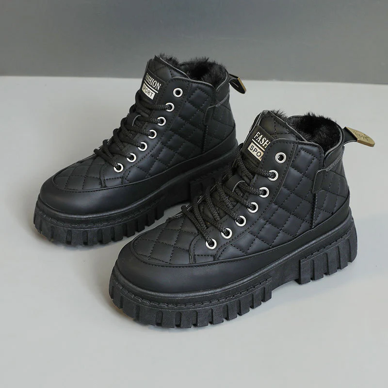 Damen modische Winterstiefel mit rutschfester Sohle und kuscheligem Innenfutter Heidi Mode - Image 9