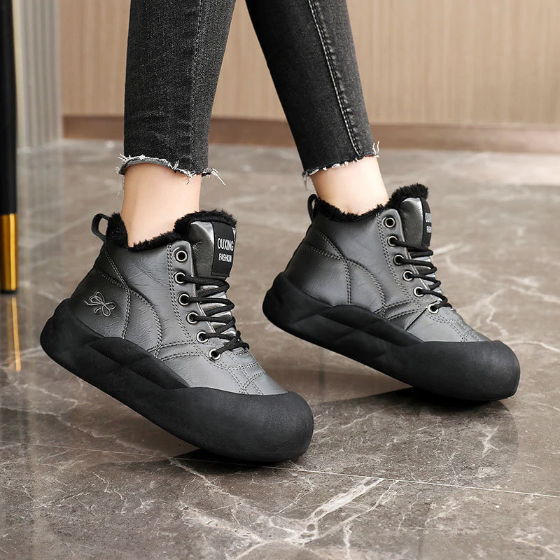 Damen modische Winterstiefel mit warmem Innenfutter und rutschfester Sohle Heidi Mode - Image 3