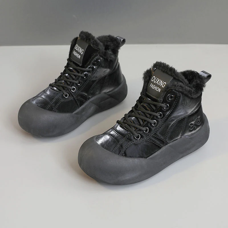 Damen modische Winterstiefel mit warmem Innenfutter und rutschfester Sohle Heidi Mode - Image 8