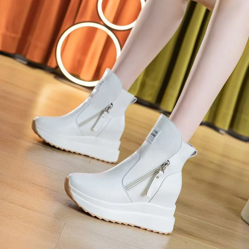 Damen modische Winterstiefeletten mit praktischem Reißverschluss und bequemem Innenfutter Heidi Mode - Image 6