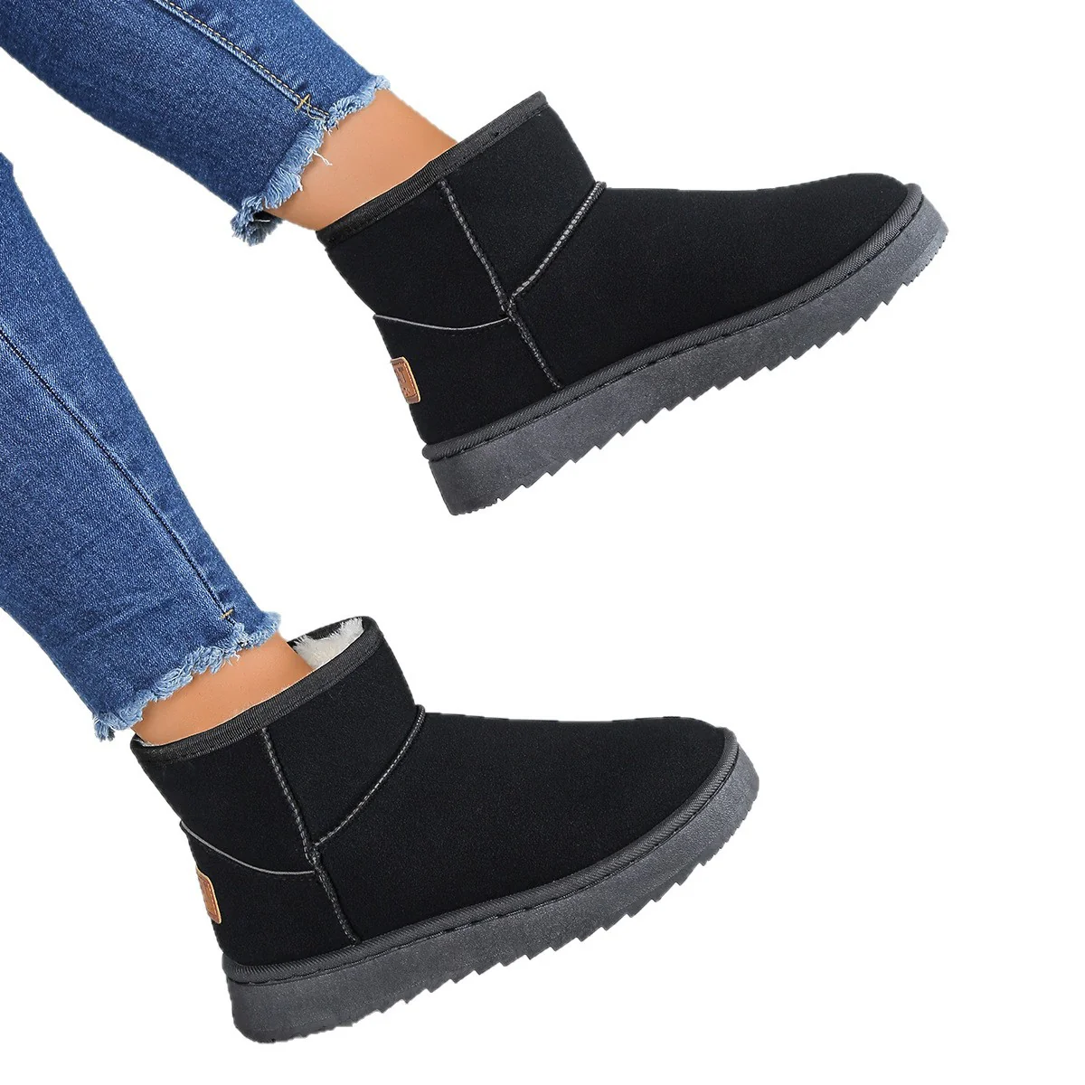 Damen modische Winterstiefeletten mit warmem Innenfutter und rutschfester Sohle Heidi Mode - Image 5