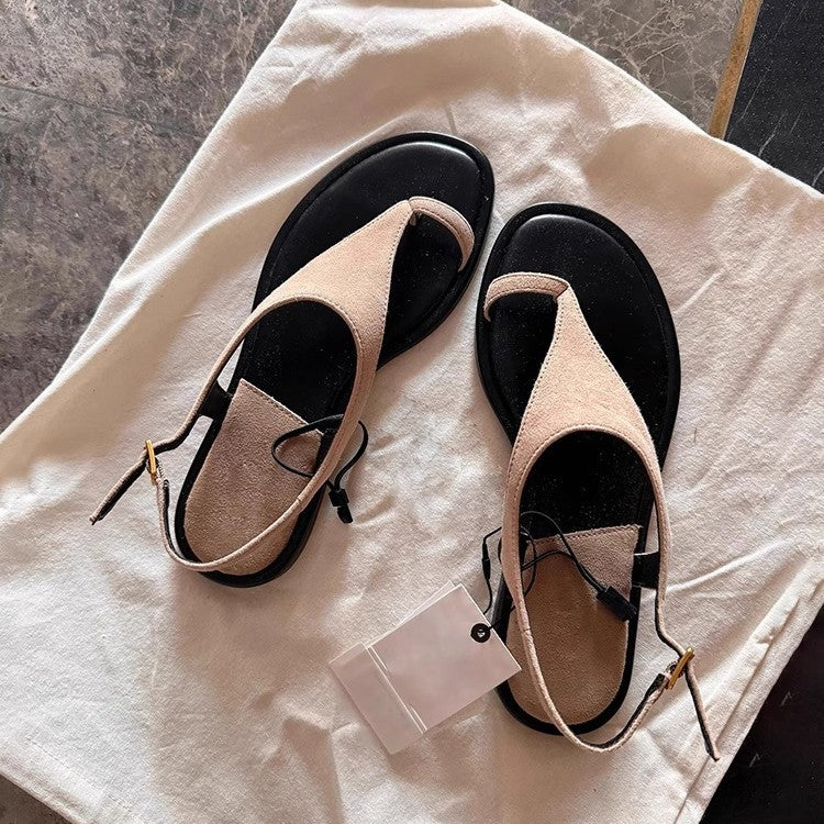 Damen Modische Zehentrenner-Sandalen mit elegantem Riemendesign und bequemem Fußbett Heidi Mode - Image 4