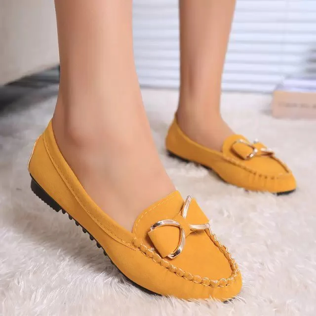 Damen Mokassin mit modischem Schleifen-Design und rutschfester Sohle Heidi Mode - Image 8