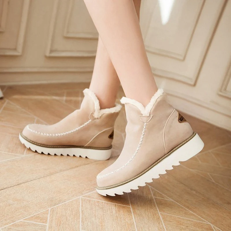 Damen Mokassin Stiefel mit kuscheligem Innenfutter und modischen Akzenten Heidi Mode - Image 4