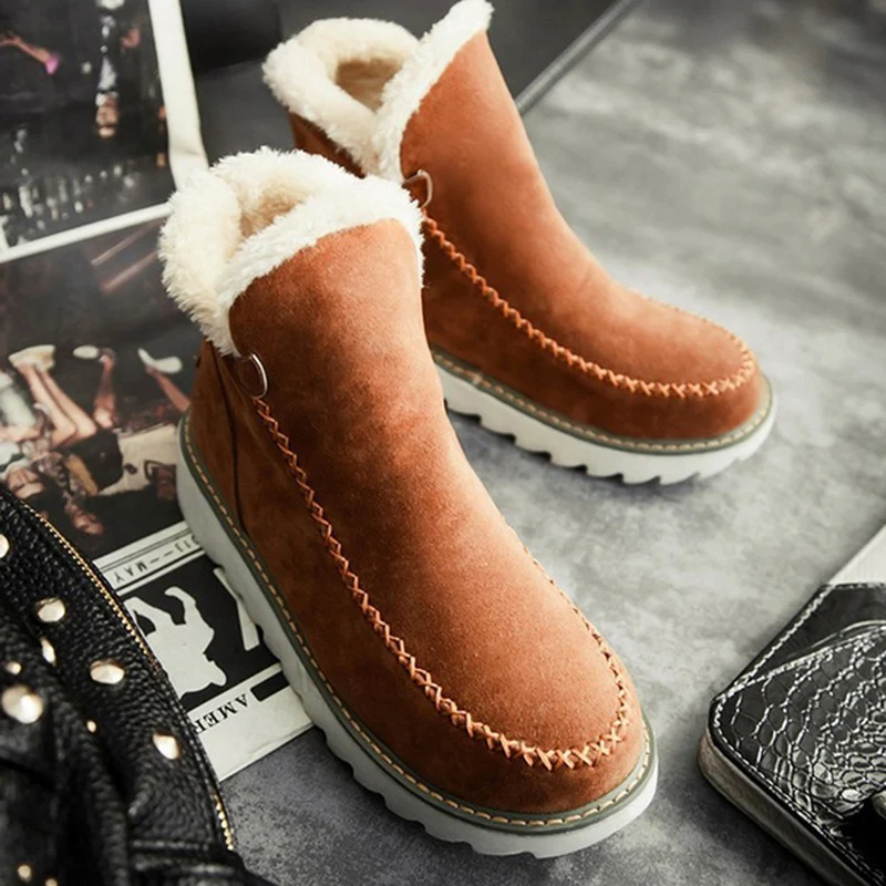 Damen Mokassin Stiefel mit kuscheligem Innenfutter und modischen Akzenten Heidi Mode - Image 7