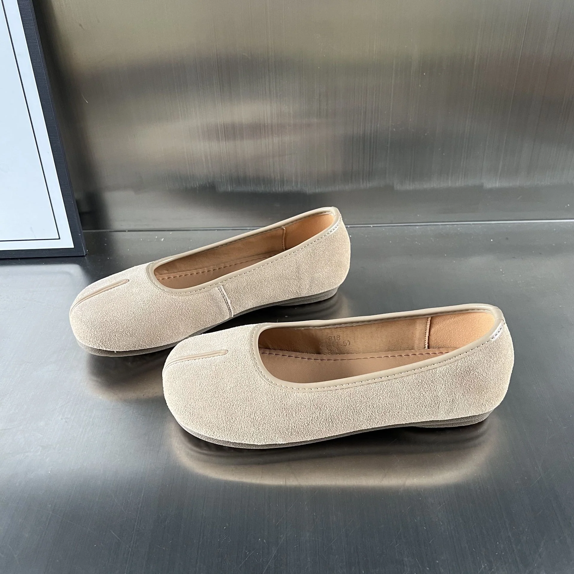 Damen Mokassins aus hochwertigem Wildleder mit eleganter Naht Heidi Mode - Image 6