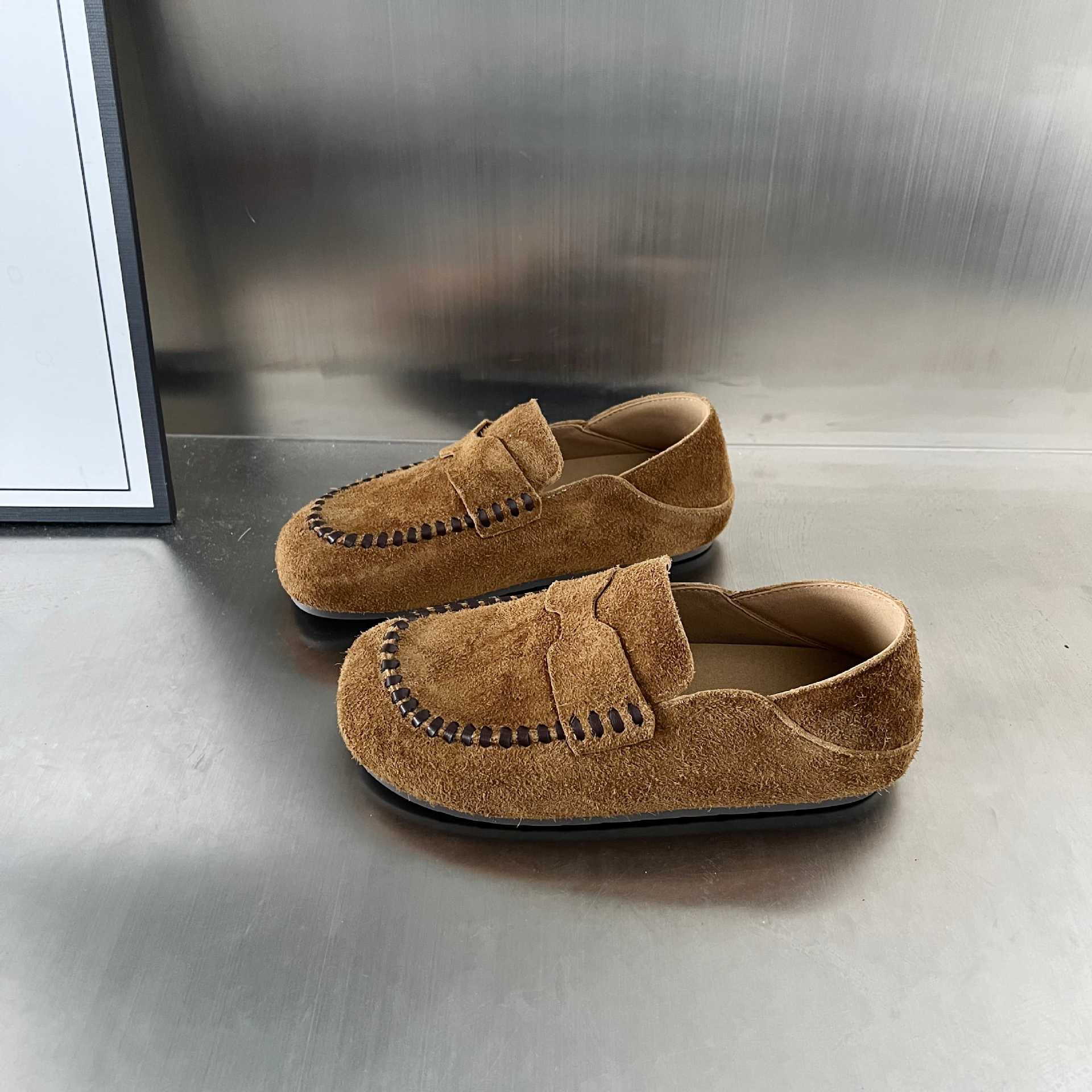 Damen Mokassins aus hochwertigem Wildleder mit modischer Schleifenverzierung Heidi Mode - Image 8