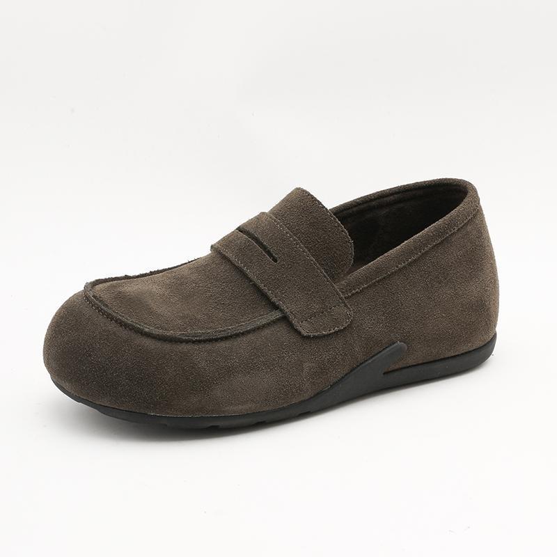 Damen Mokassins aus weichem Wildleder mit verstellbarem Riemen Heidi Mode - Image 7