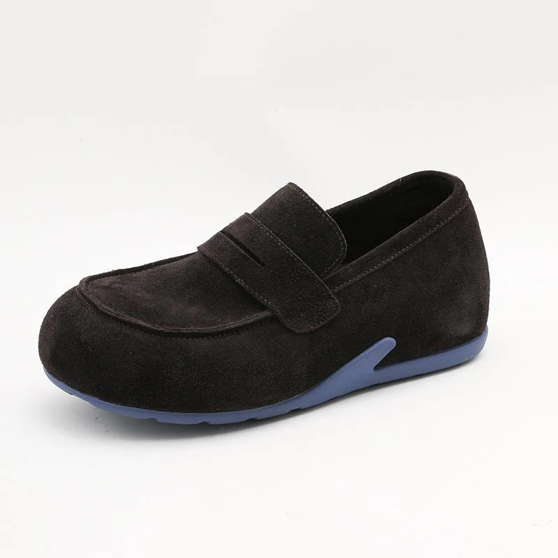 Damen Mokassins aus weichem Wildleder mit verstellbarem Riemen Heidi Mode - Image 8