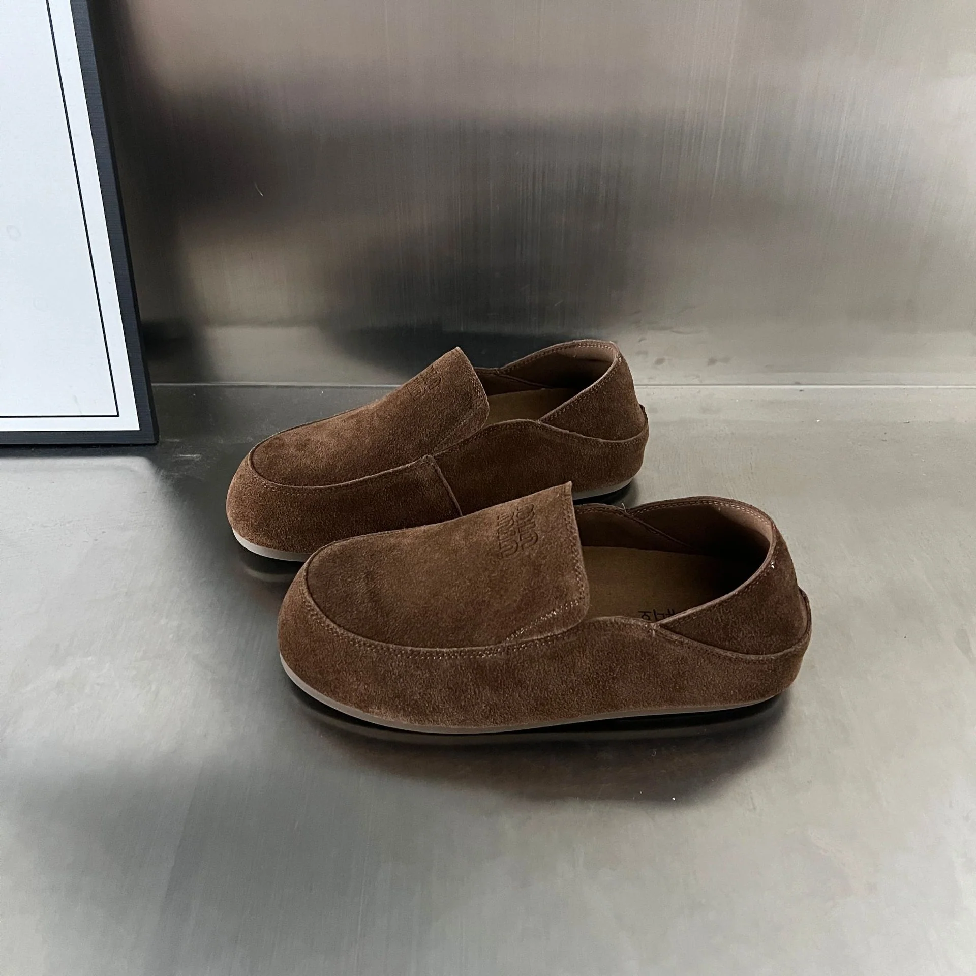 Damen Mokassins aus weichem Wildleder und komfortablem Fußbett Heidi Mode - Image 6