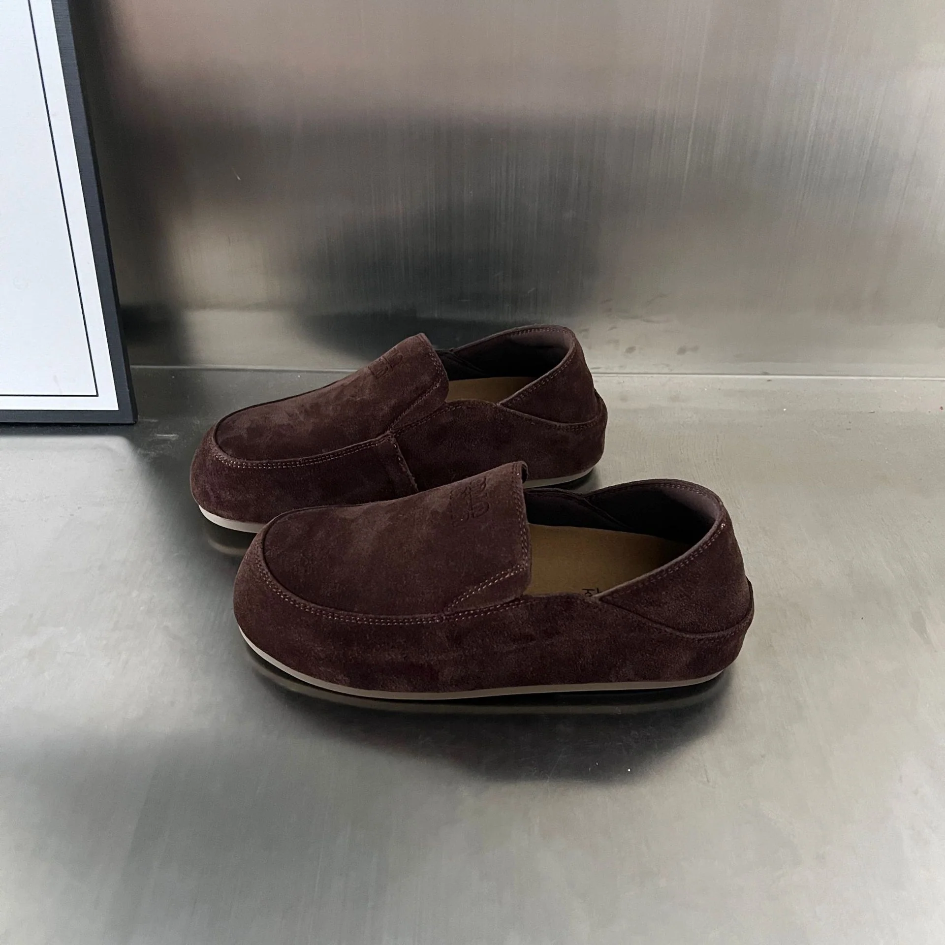 Damen Mokassins aus weichem Wildleder und komfortablem Fußbett Heidi Mode - Image 7