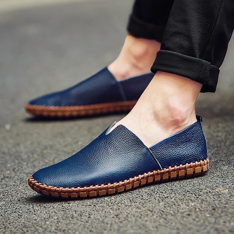 Damen Mokassins im klassischen Design aus hochwertigem Leder Heidi Mode - Image 2