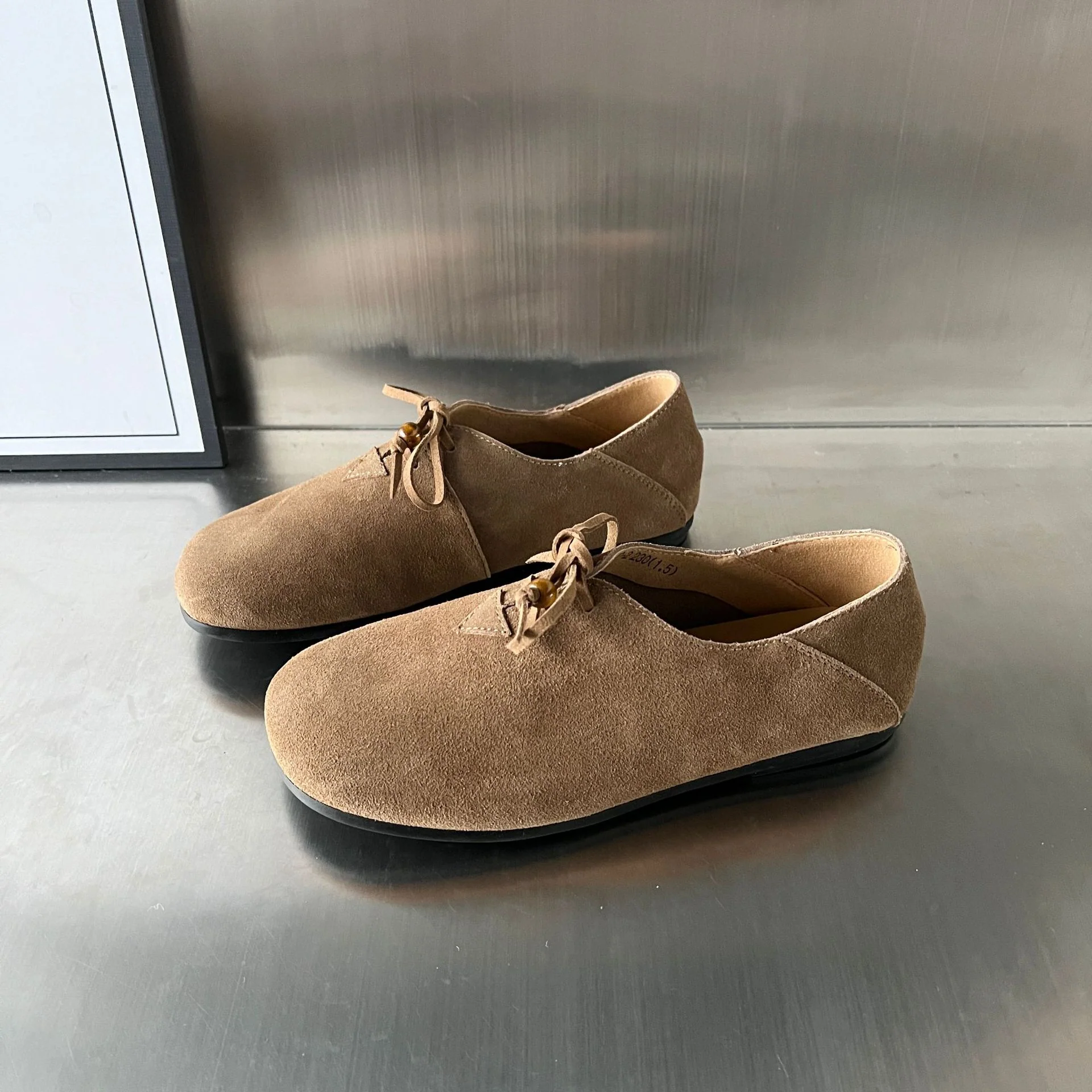 Damen Mokassins mit bequemer Innensohle und modischem Schnürdesign Heidi Mode - Image 6