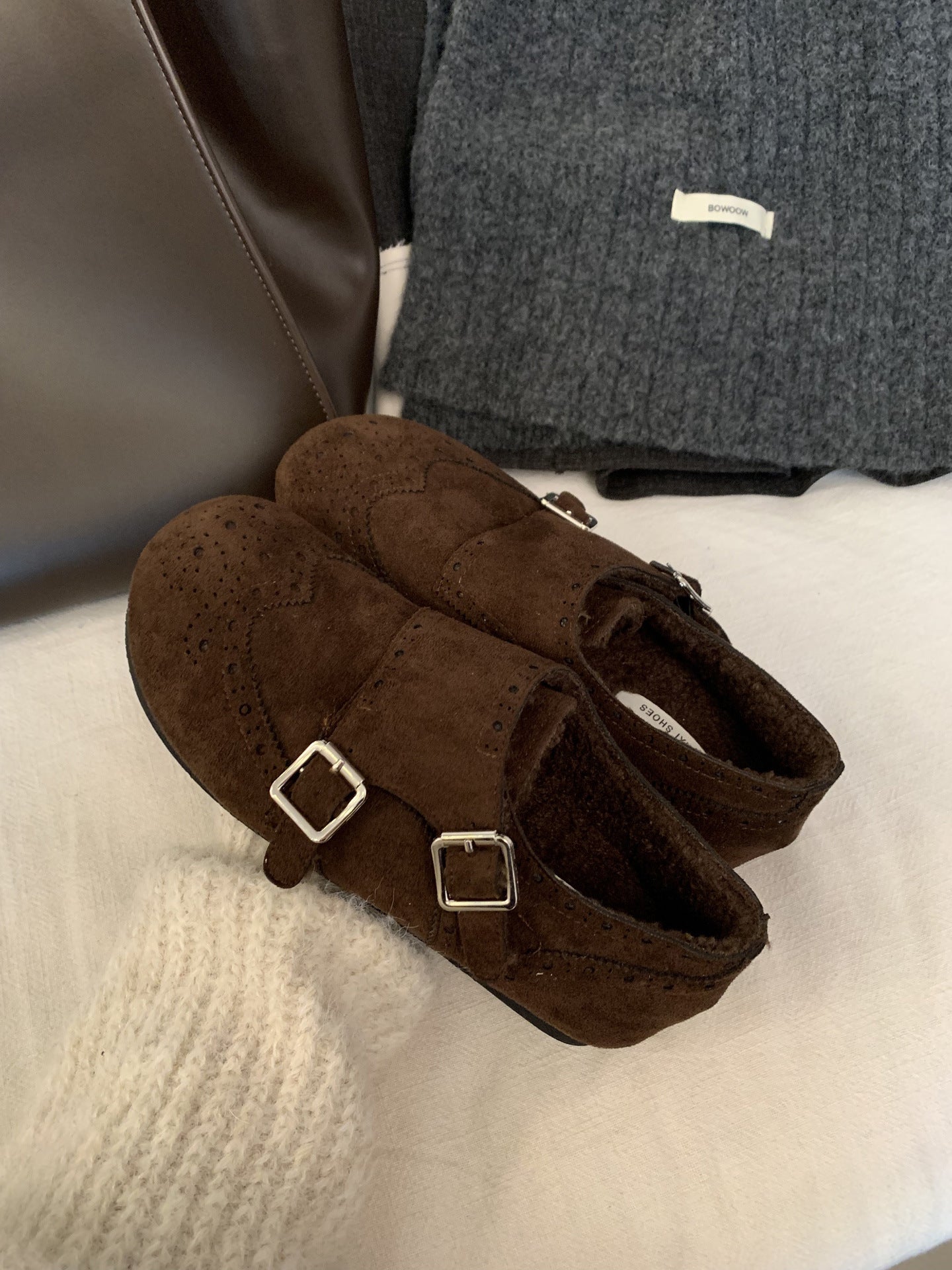 Damen Mokassins mit doppeltem Riemen und softer Innensohle Heidi Mode - Image 8