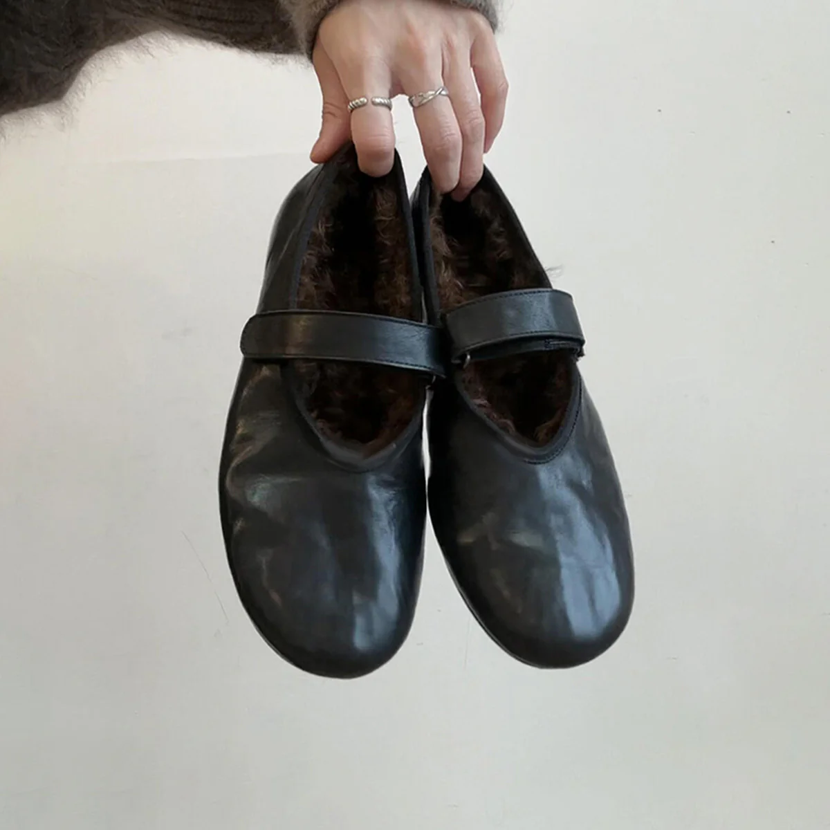 Damen Mokassins mit elegantem Riemen und kuscheligem Innenfutter Heidi Mode - Image 6
