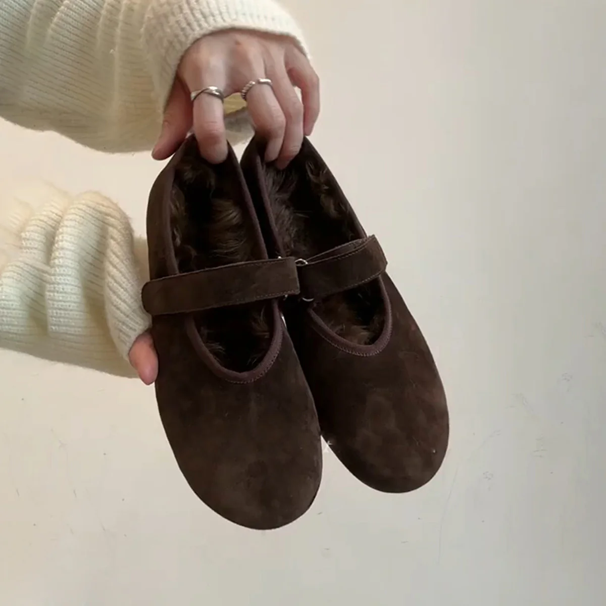 Damen Mokassins mit elegantem Riemen und kuscheligem Innenfutter Heidi Mode - Image 7