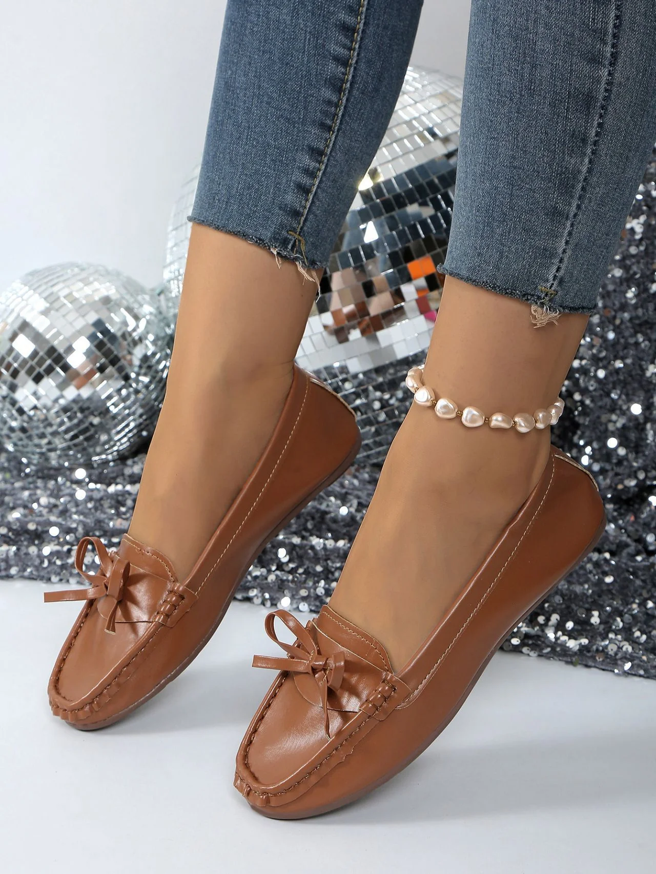 Damen Mokassins mit elegantem Schleifen-Detail und bequemer Sohle Heidi Mode - Image 10