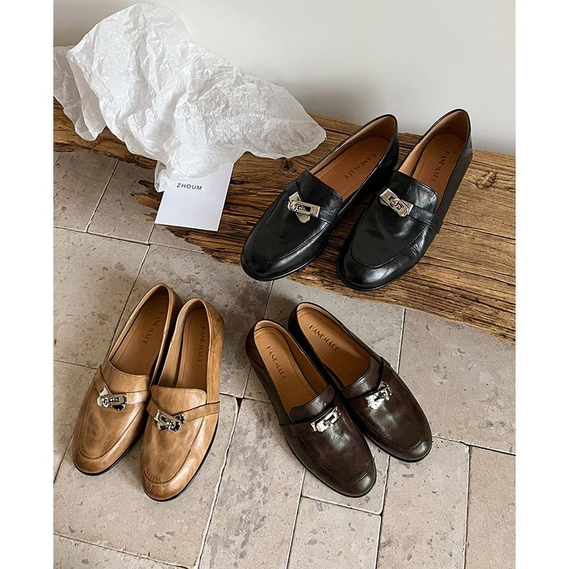 Damen Mokassins mit eleganter Schnallenverzierung Heidi Mode - Image 2