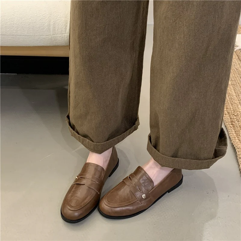 Damen Mokassins mit hochwertigem Leder und eleganten Details Heidi Mode - Image 3