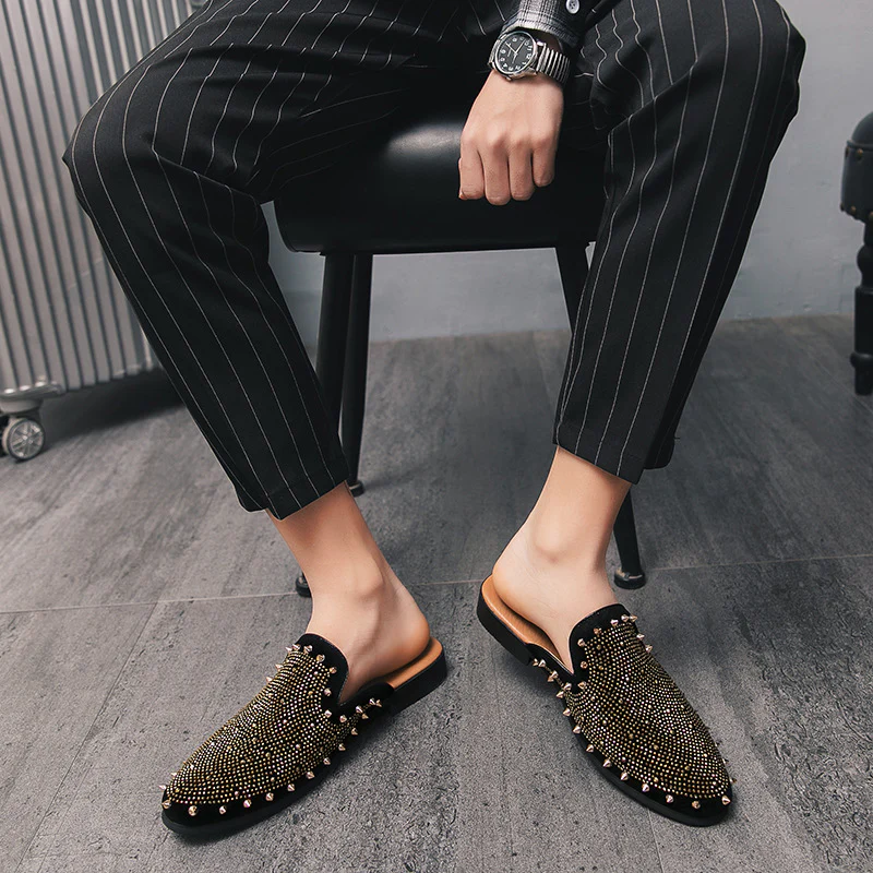 Damen Mokassins mit luxuriösen Nieten-Details und weichem Innenfutter Heidi Mode - Image 2