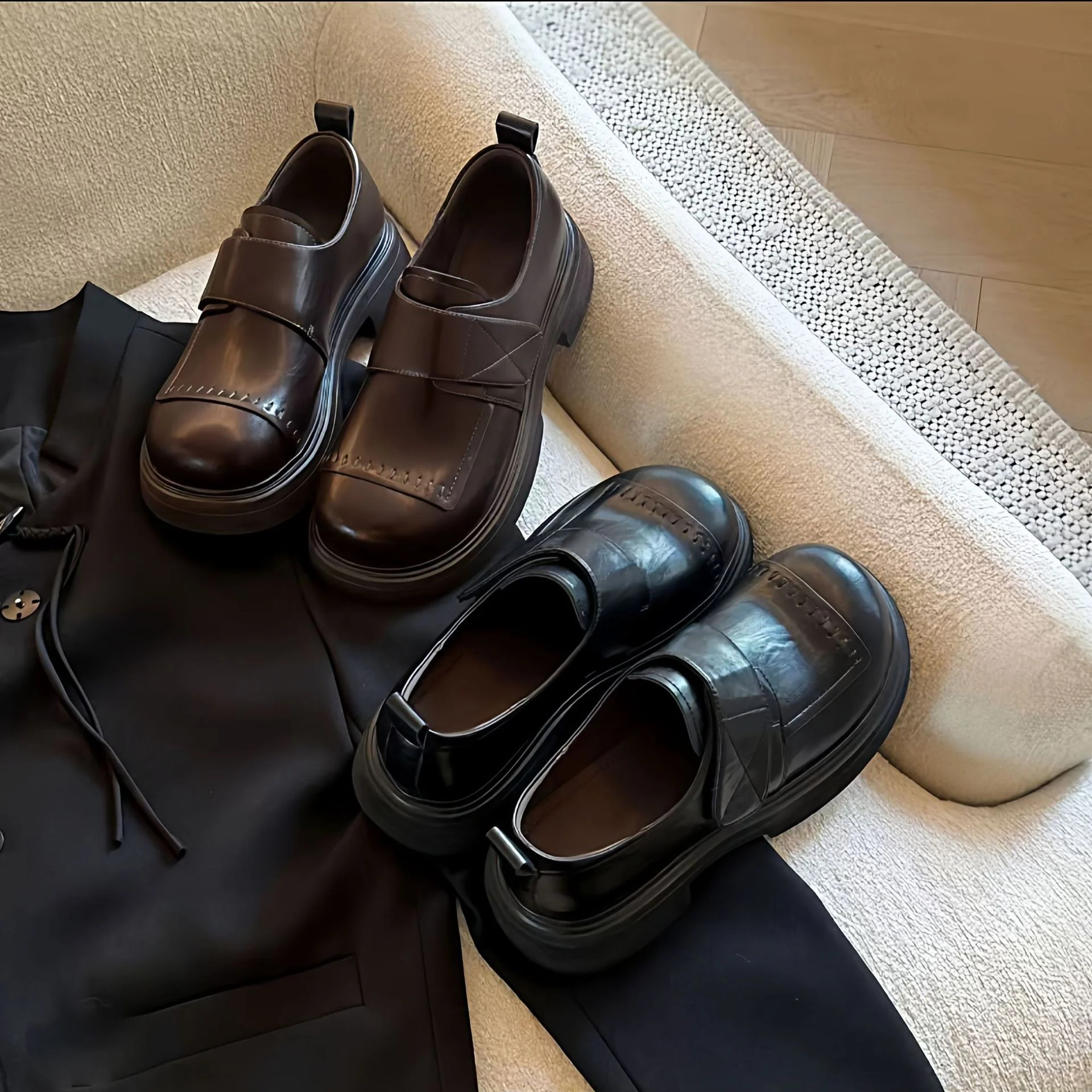 Damen Mokassins mit modischem Riemen und komfortabler Sohle Heidi Mode - Image 2