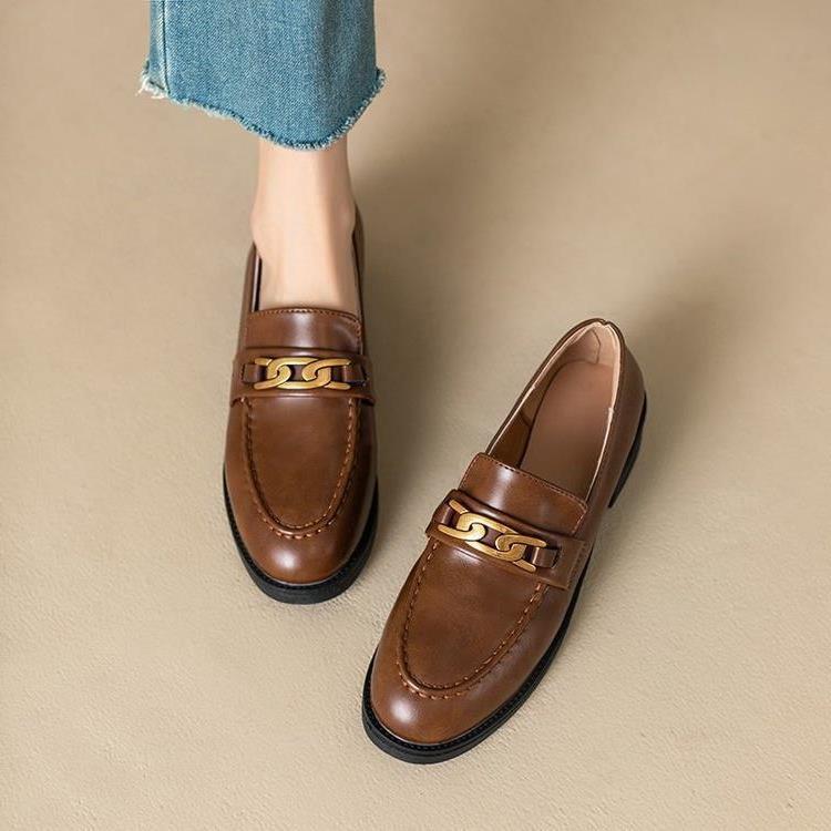 Damen Mokassins mit modischem Schnallen-Detail und komfortabler Sohle Heidi Mode