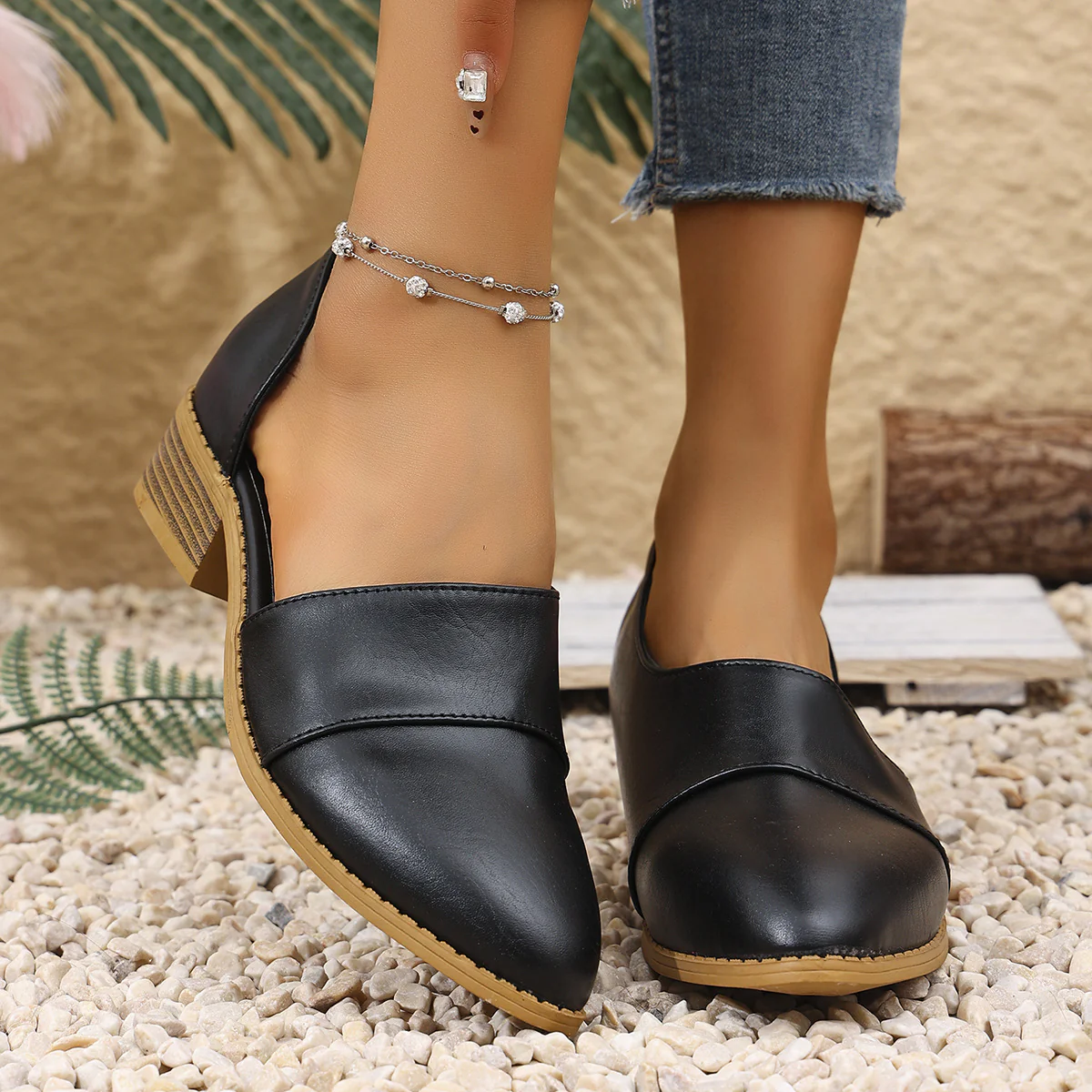 Damen Mokassins mit modischem Schnitt und rutschfester Sohle Heidi Mode