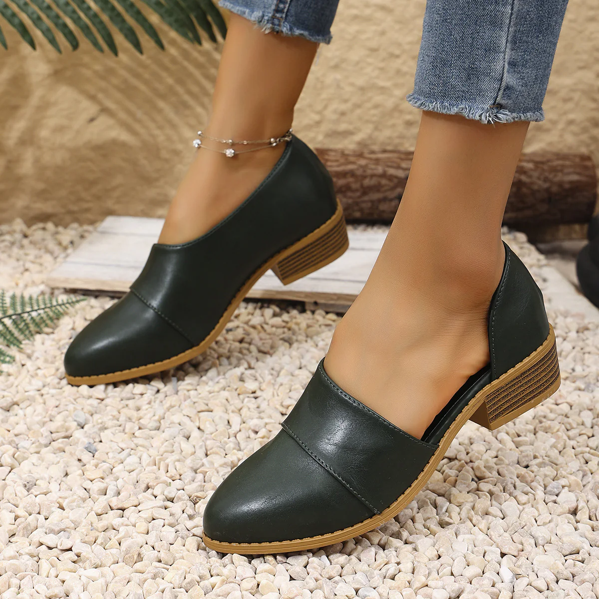 Damen Mokassins mit modischem Schnitt und rutschfester Sohle Heidi Mode - Image 4