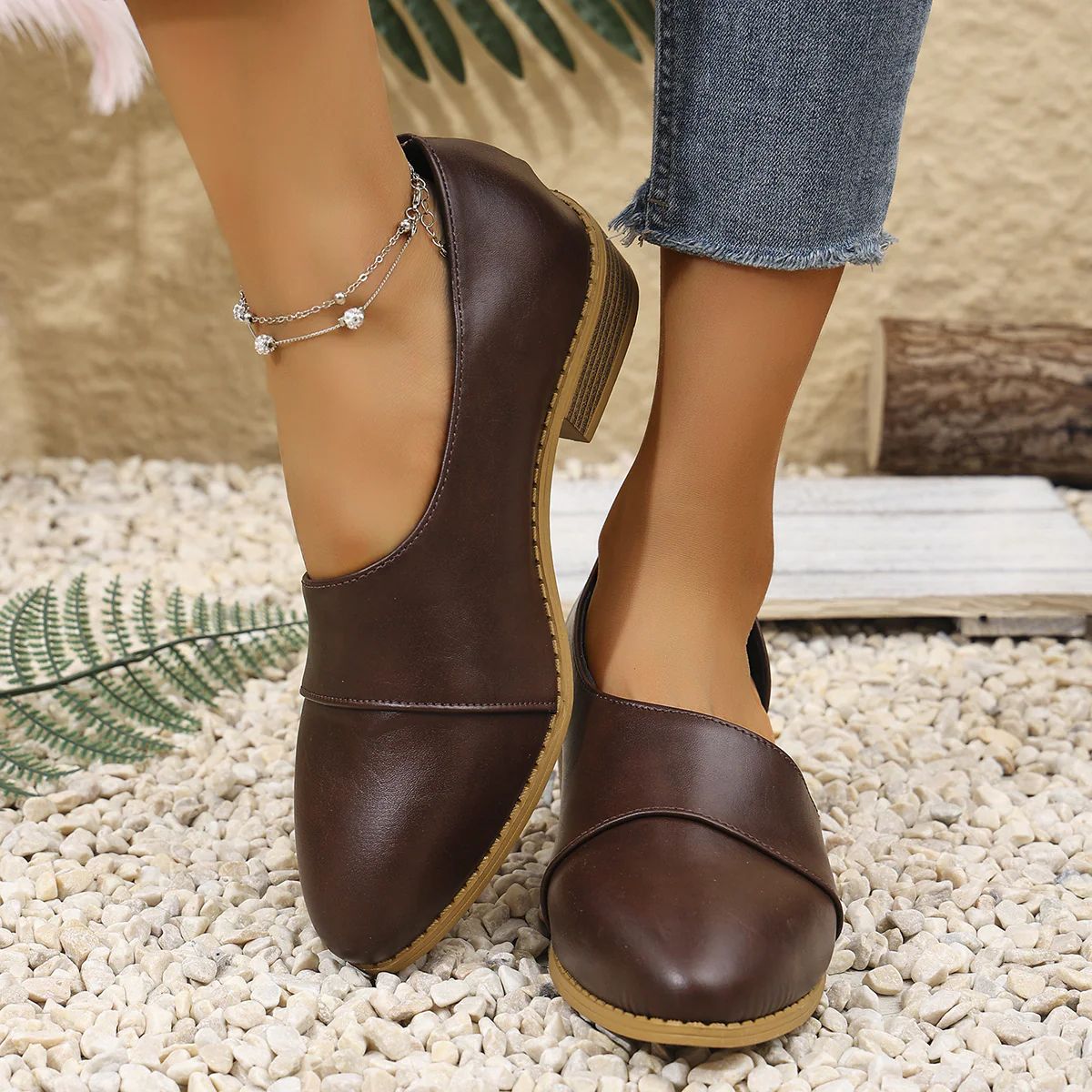 Damen Mokassins mit modischem Schnitt und rutschfester Sohle Heidi Mode - Image 7