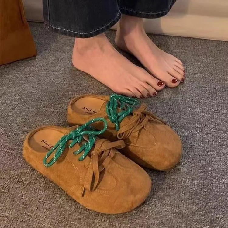 Damen Mokassins mit modischem Schnürdesign und bequemer Passform Heidi Mode