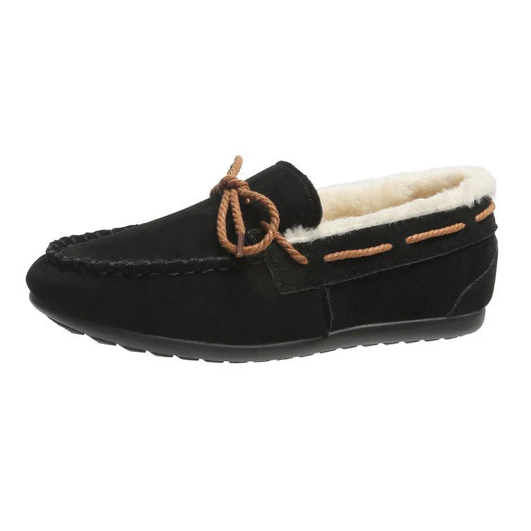 Damen Mokassins mit Weichem Futter und Dekorativen Längsnähten Heidi-Mode - Image 4