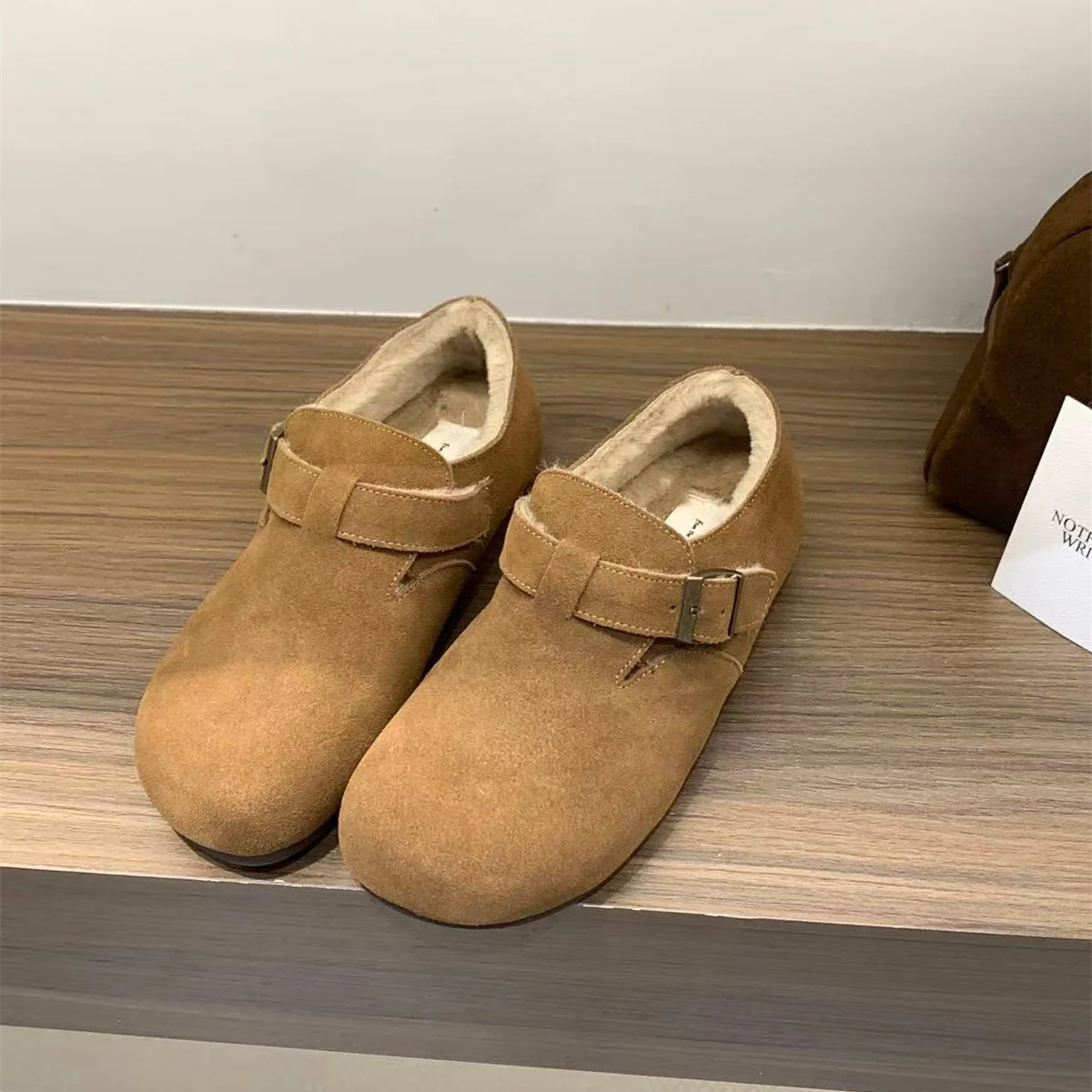Damen Mokassins mit weichem Innenfutter und modischem Schnallenverschluss Heidi Mode - Image 2