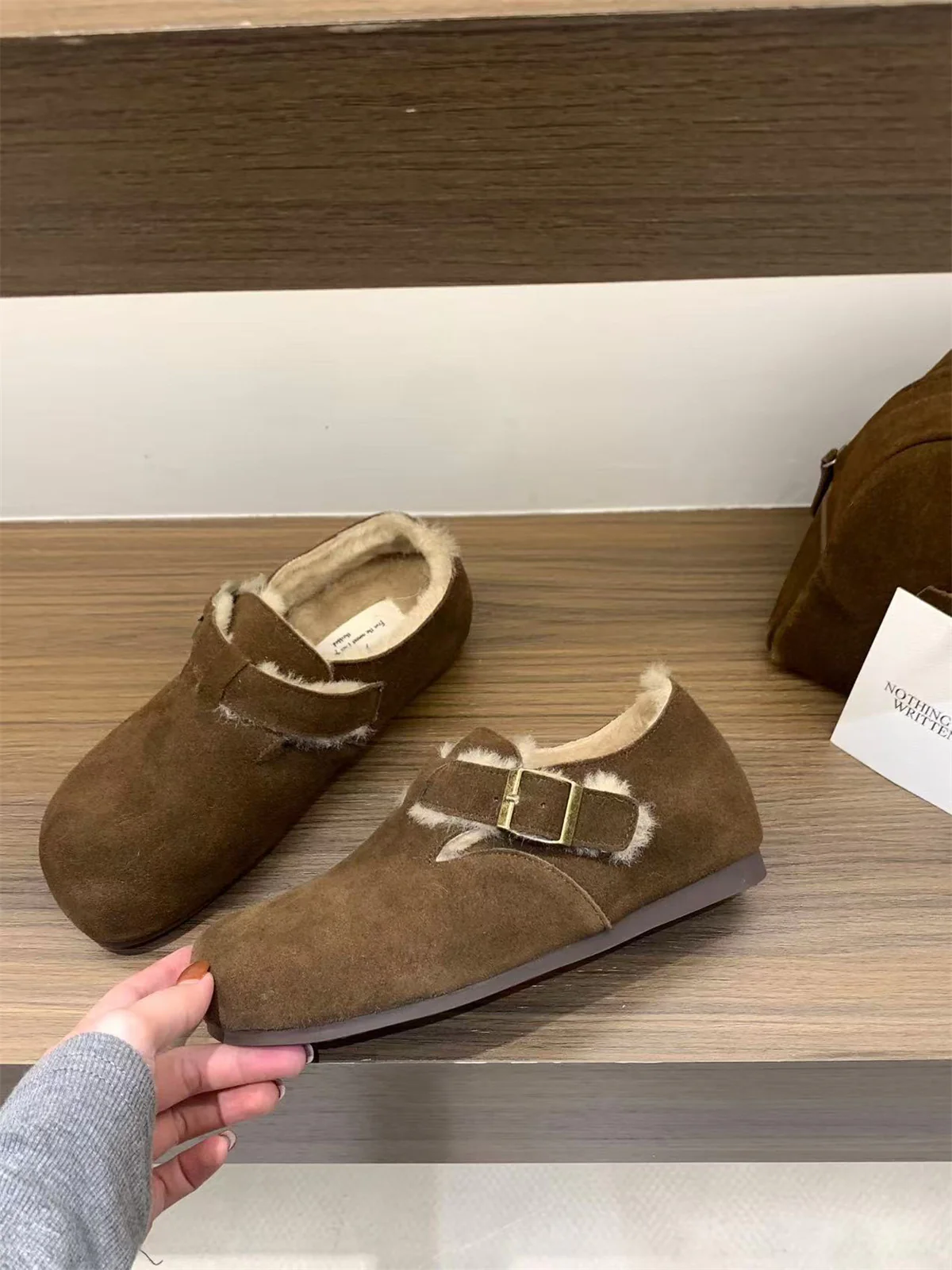 Damen Mokassins mit weichem Innenfutter und modischem Schnallenverschluss Heidi Mode - Image 5