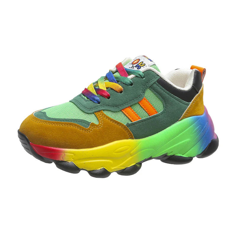 Damen Multi-Funktions-Sneakers mit buntem Design und atmungsaktiven Obermaterialien Heidi Mode - Image 7
