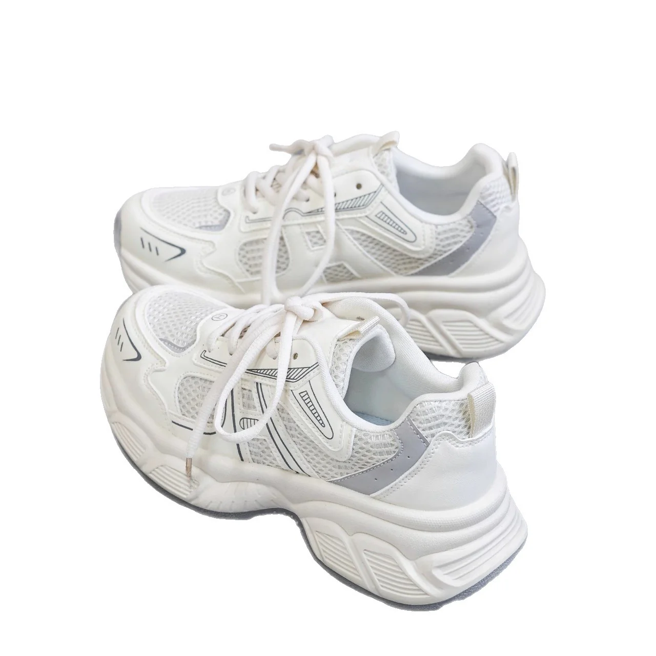 Damen Multicolor Laufschuhe mit atmungsaktiver Obermaterialstruktur und rutschfester Sohle Heidi Mode - Image 5