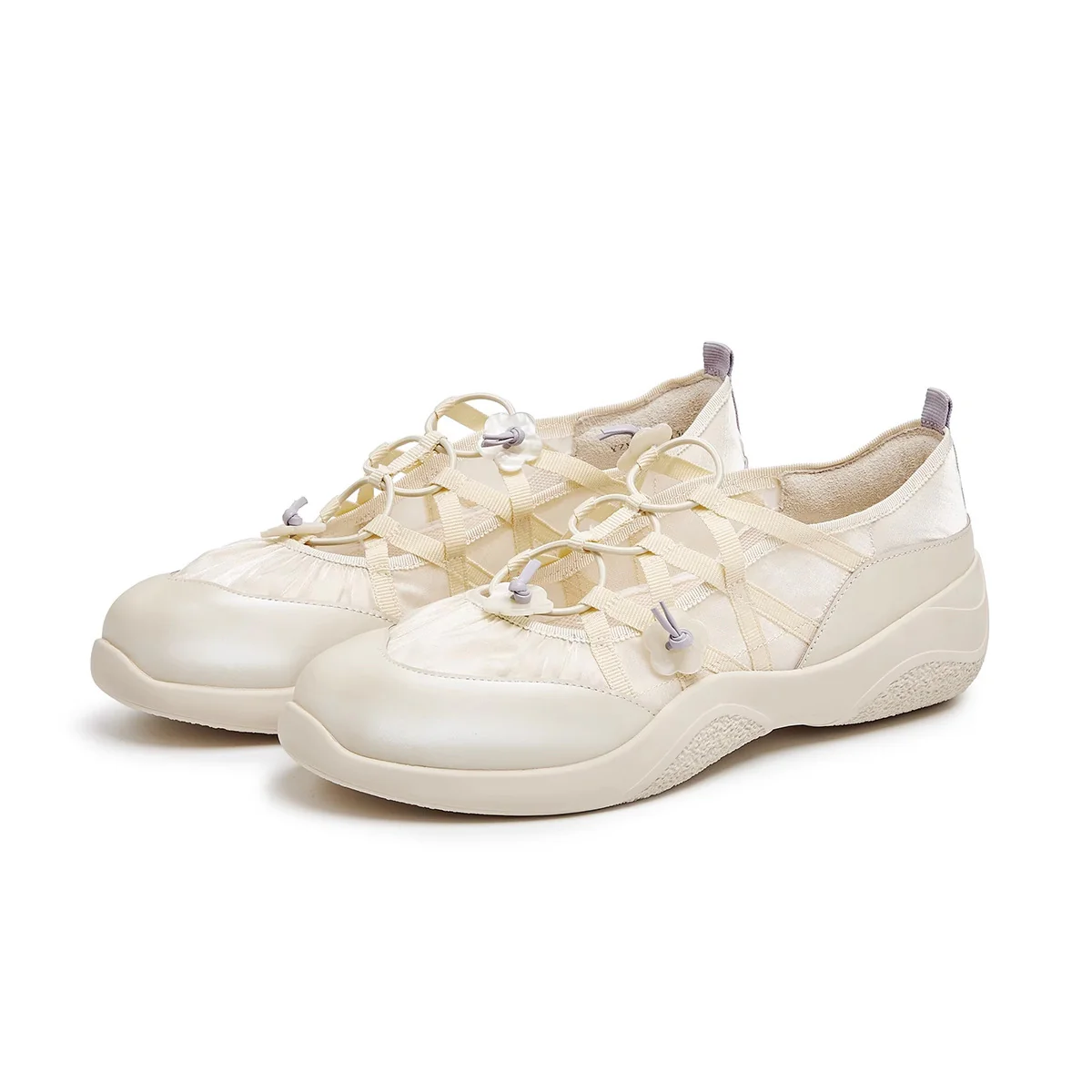 Damen Multifunktionale Freizeitschuhe mit floralem Detail Heidi Mode - Image 5