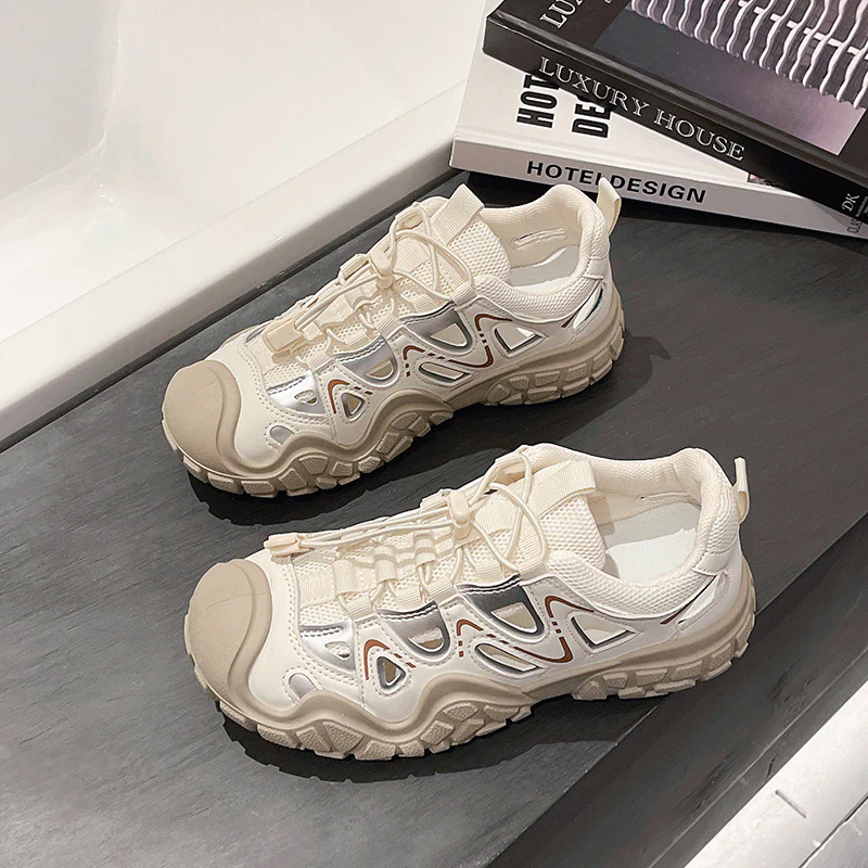 Damen Multifunktionale Freizeitschuhe mit innovativem Schnürsystem und rutschfester Sohle Heidi Mode - Image 4