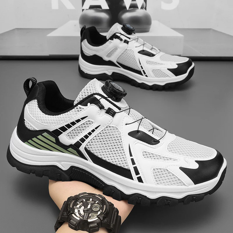 Damen Multifunktionale Laufschuhe mit atmungsaktiver Oberflächenstruktur und innovativem Schnellschnürsystem Heidi Mode - Image 2