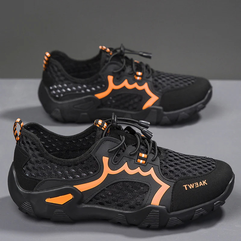 Damen Multifunktionale Mesh-Sneaker mit elastischem Schnürsystem und rutschfester Sohle Heidi Mode - Image 2
