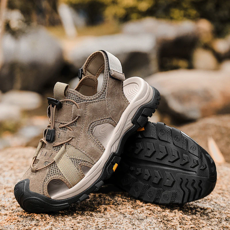 Damen Multifunktionale Outdoor-Sandalen mit rutschfester Sohle und verstellbarem Schnürsystem Heidi Mode - Image 6