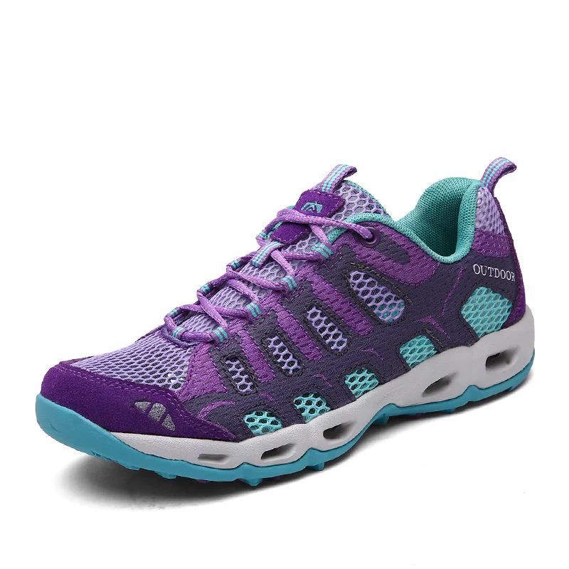 Damen Multifunktionale Outdoor-Sneaker mit atmungsaktiver Mesh-Oberfläche und stoßdämpfender Sohle Heidi Mode - Image 11