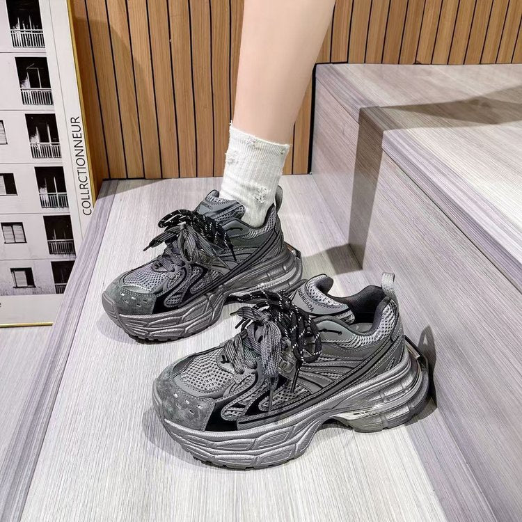 Damen Multifunktionale Sport Sneakers mit stoßdämpfender Sohle und atmungsaktivem Mesh-Obermaterial Heidi Mode - Image 4