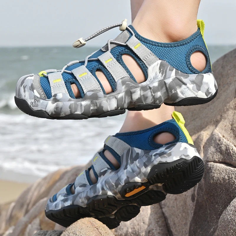 Damen Multifunktionale Wassersandalen mit rutschfester Sohle und verstellbarem Schnellschnürsystem Heidi Mode - Image 4