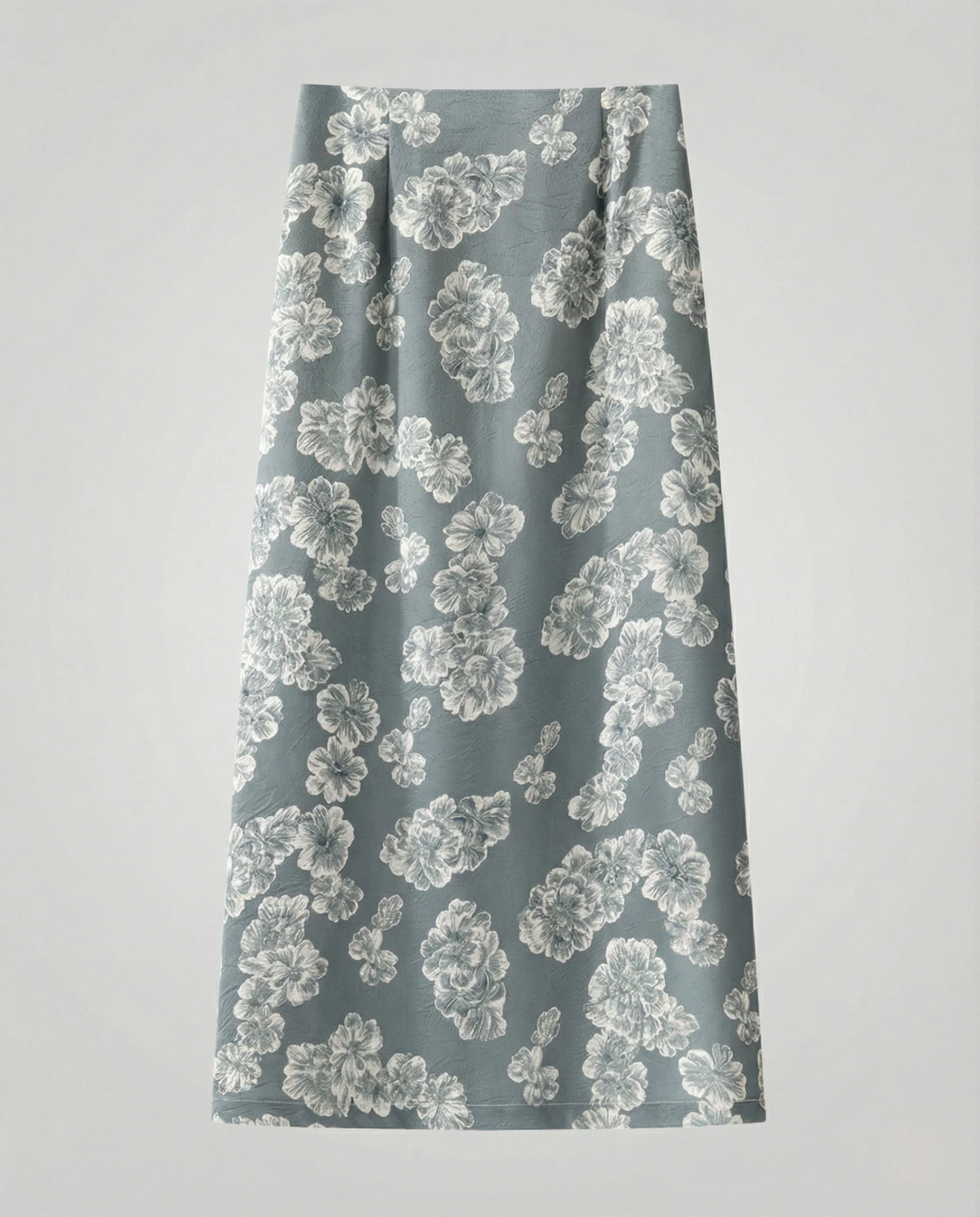 Midirock Damen Satin A-Linie - Image 8