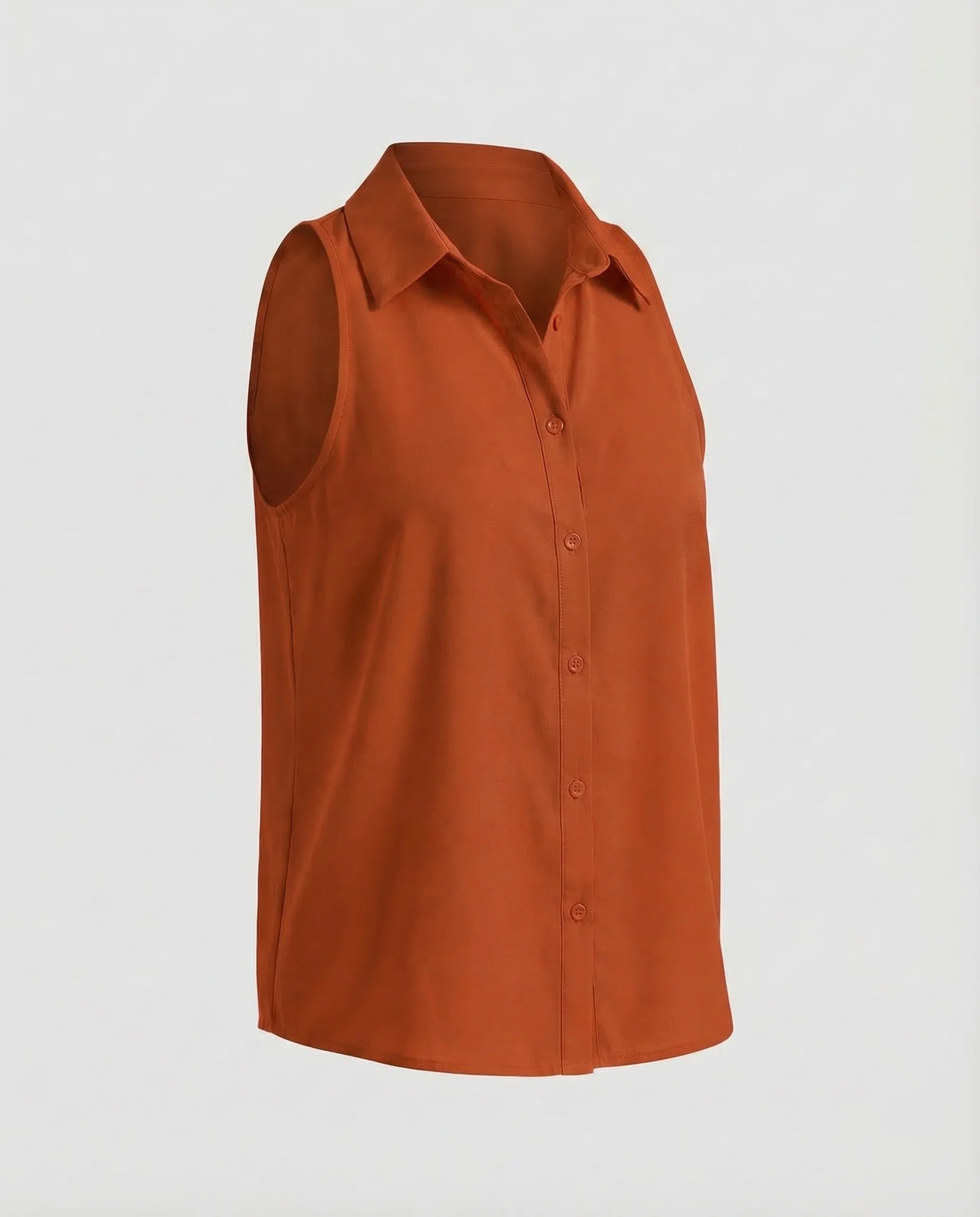 Damen Hemdbluse Ärmellos - Image 10