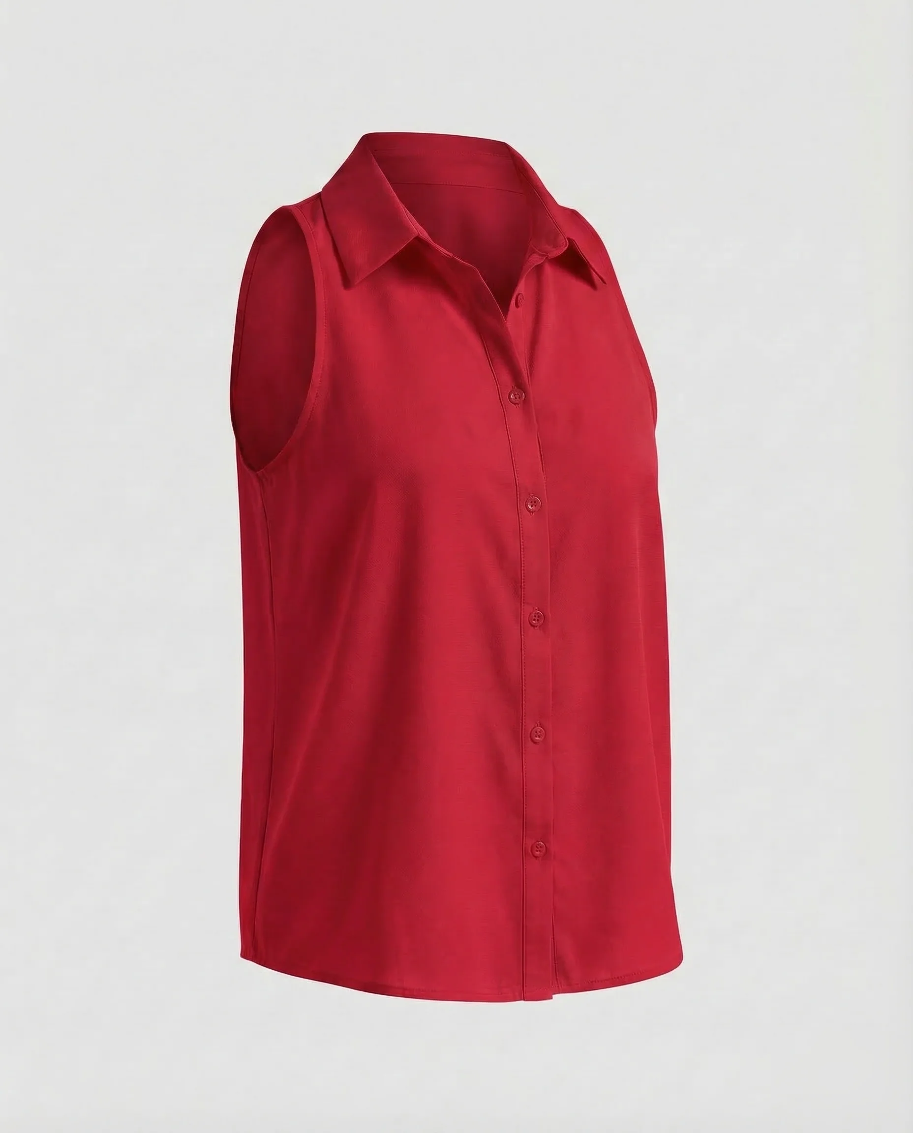 Damen Hemdbluse Ärmellos - Image 11