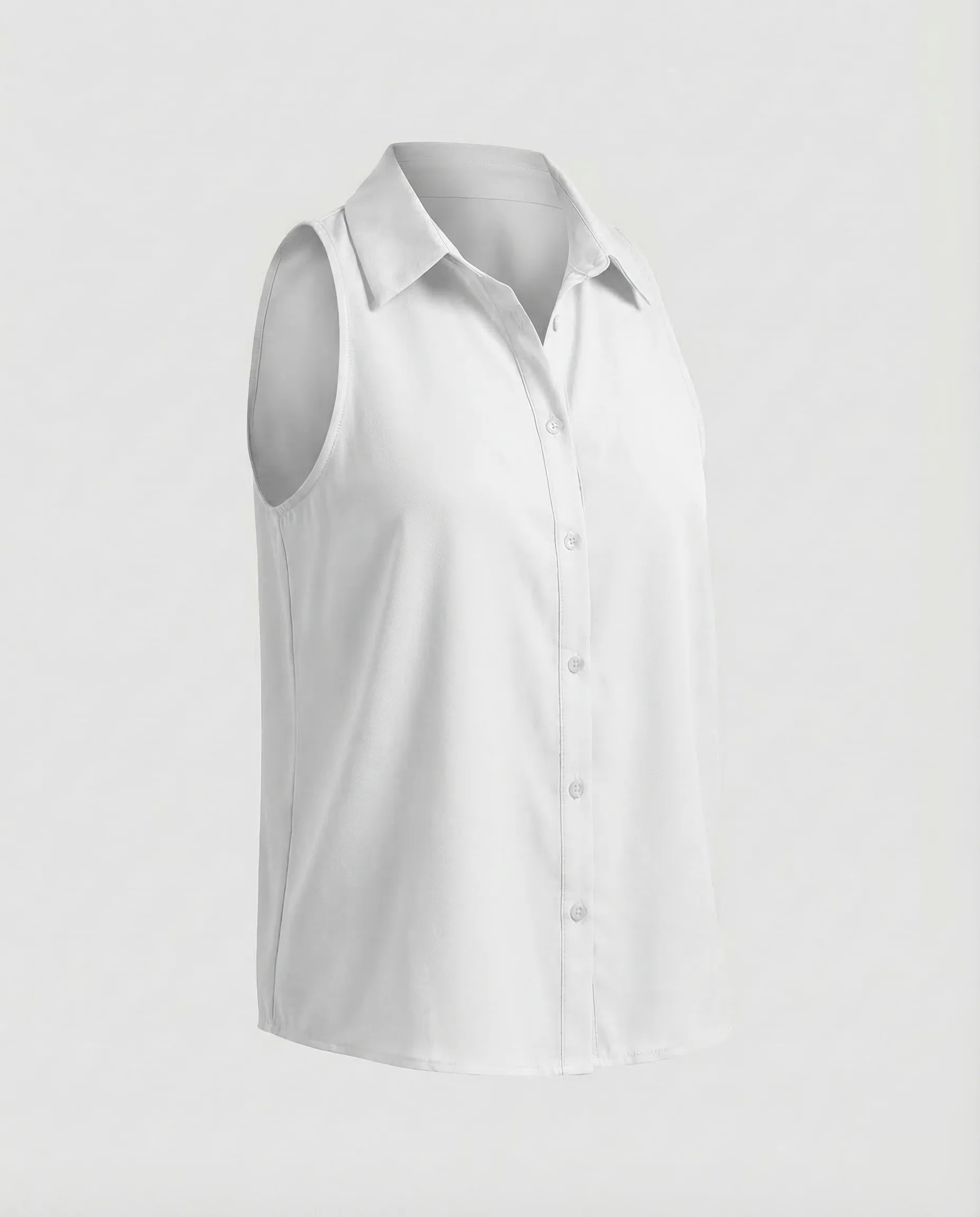 Damen Hemdbluse Ärmellos - Image 6