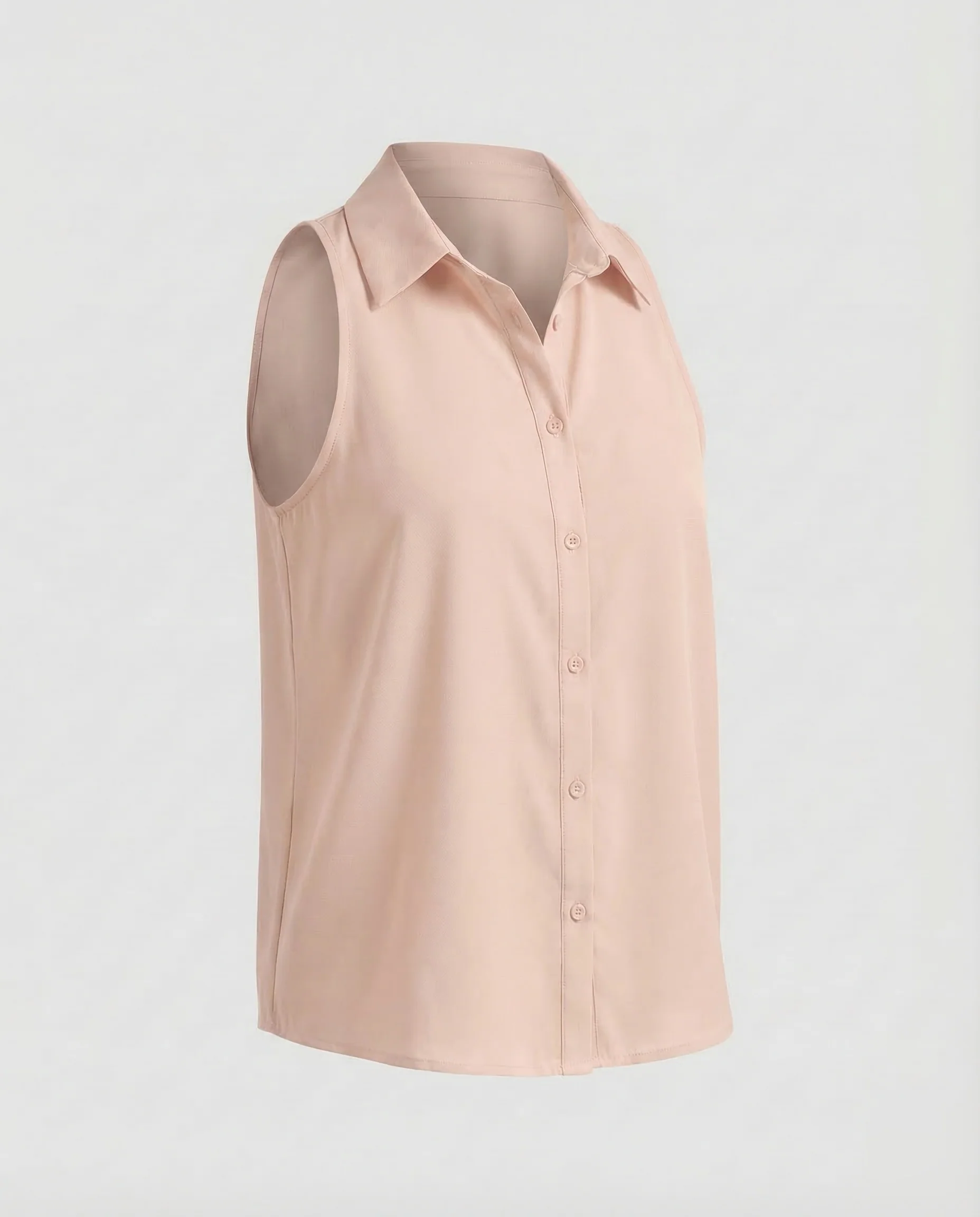 Damen Hemdbluse Ärmellos - Image 7