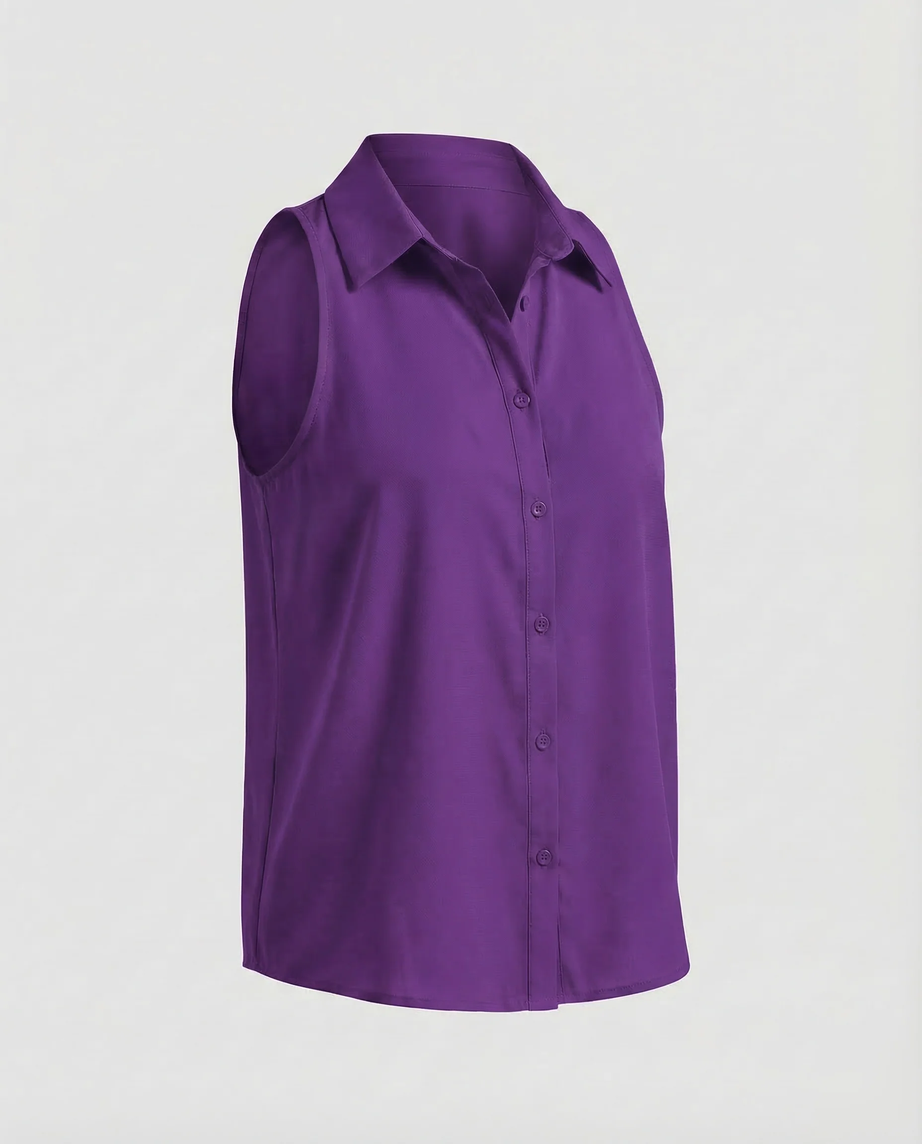 Damen Hemdbluse Ärmellos - Image 8