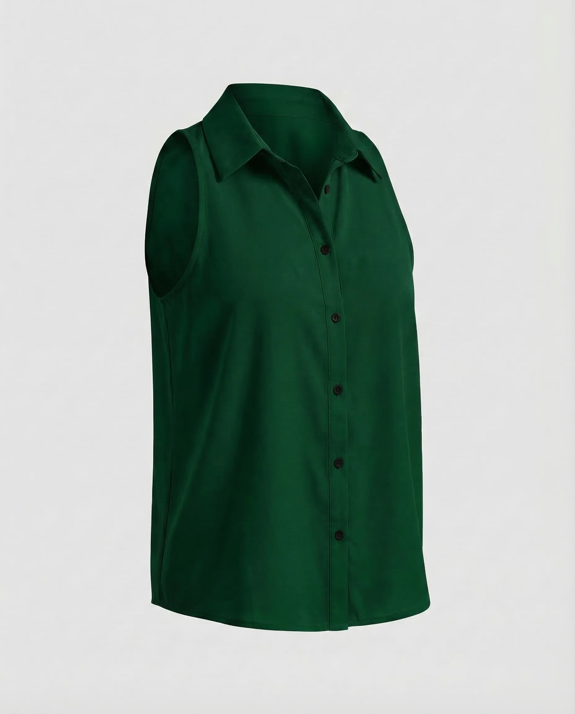 Damen Hemdbluse Ärmellos - Image 9